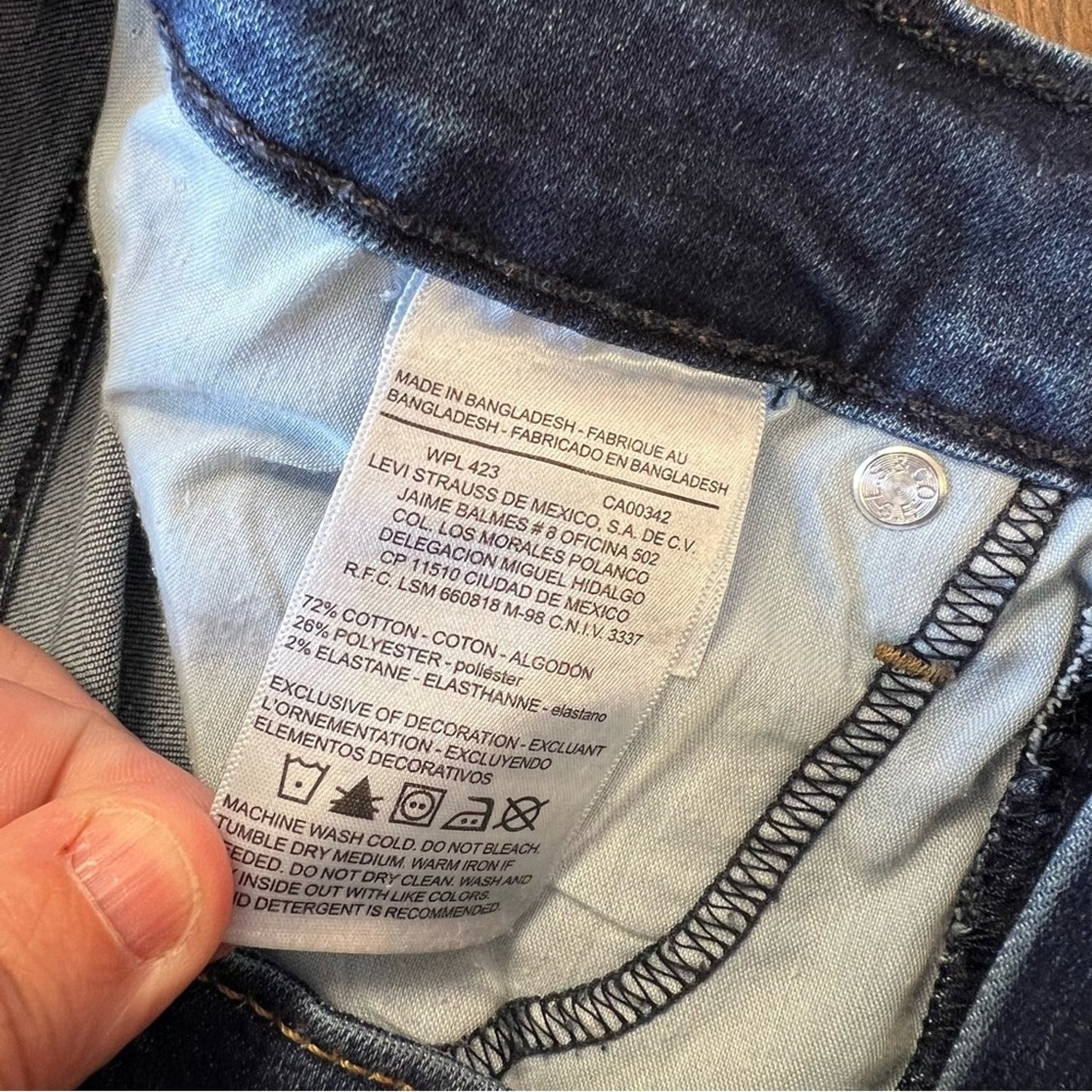 DENIZEN high-rise ankle skinny jeans from Levi SZ 4S