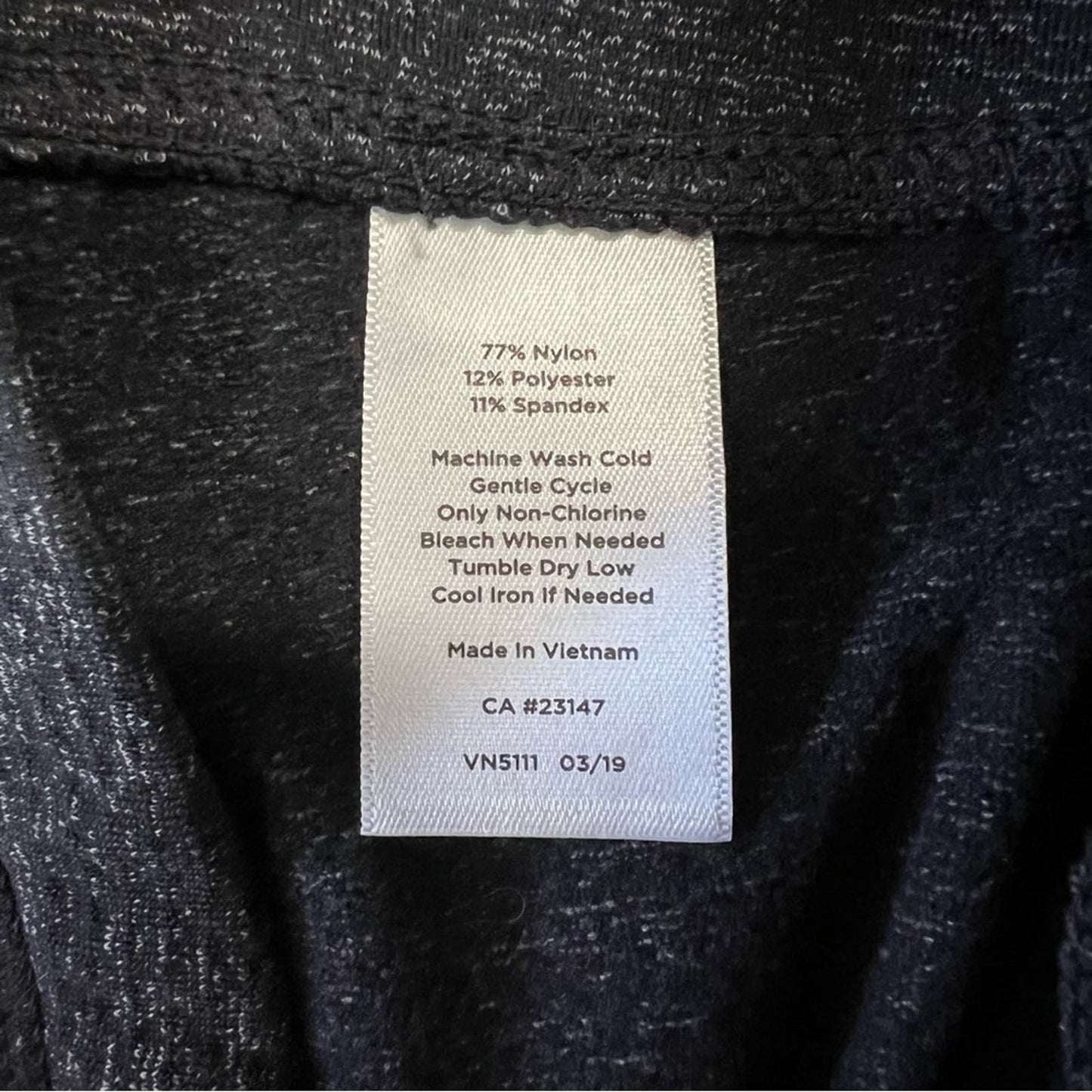 T by talbots charcoal gray leggings SZ P