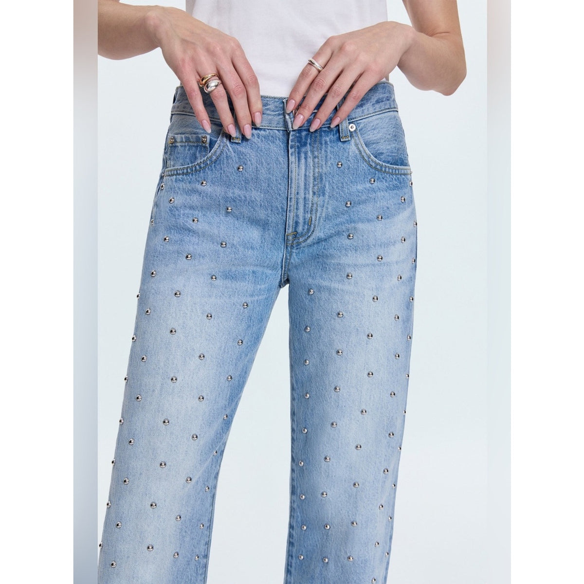 🆕 PISTOLA Lexi Mid Rise Straight Leg Jean-Aries SZ 26