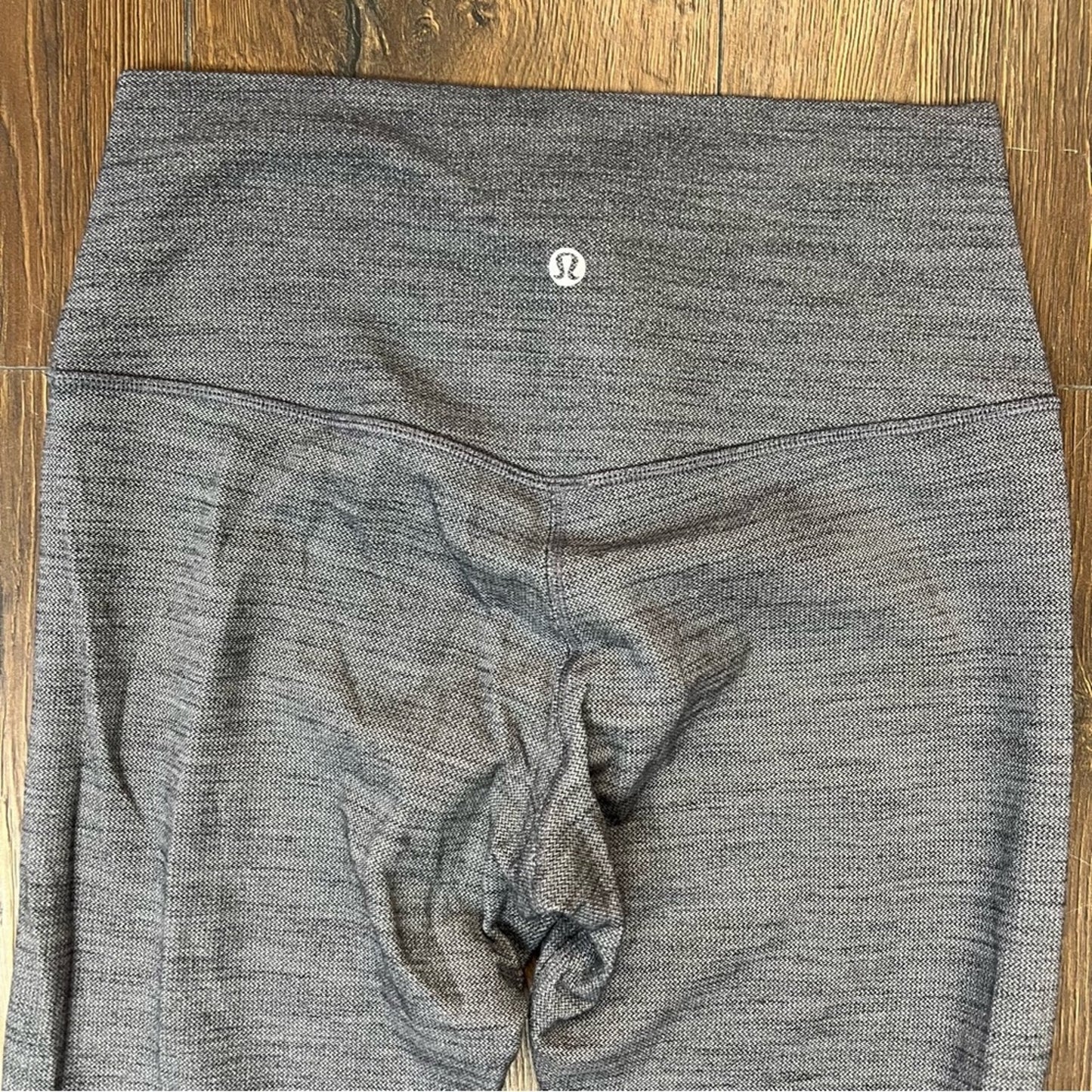 Lululemon Align Crop *21" Mini Heathered Herringbone Heathered SZ 8