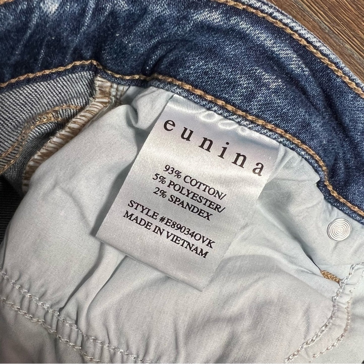 Eunina ally high rise straight leg jeans SZ 13/12