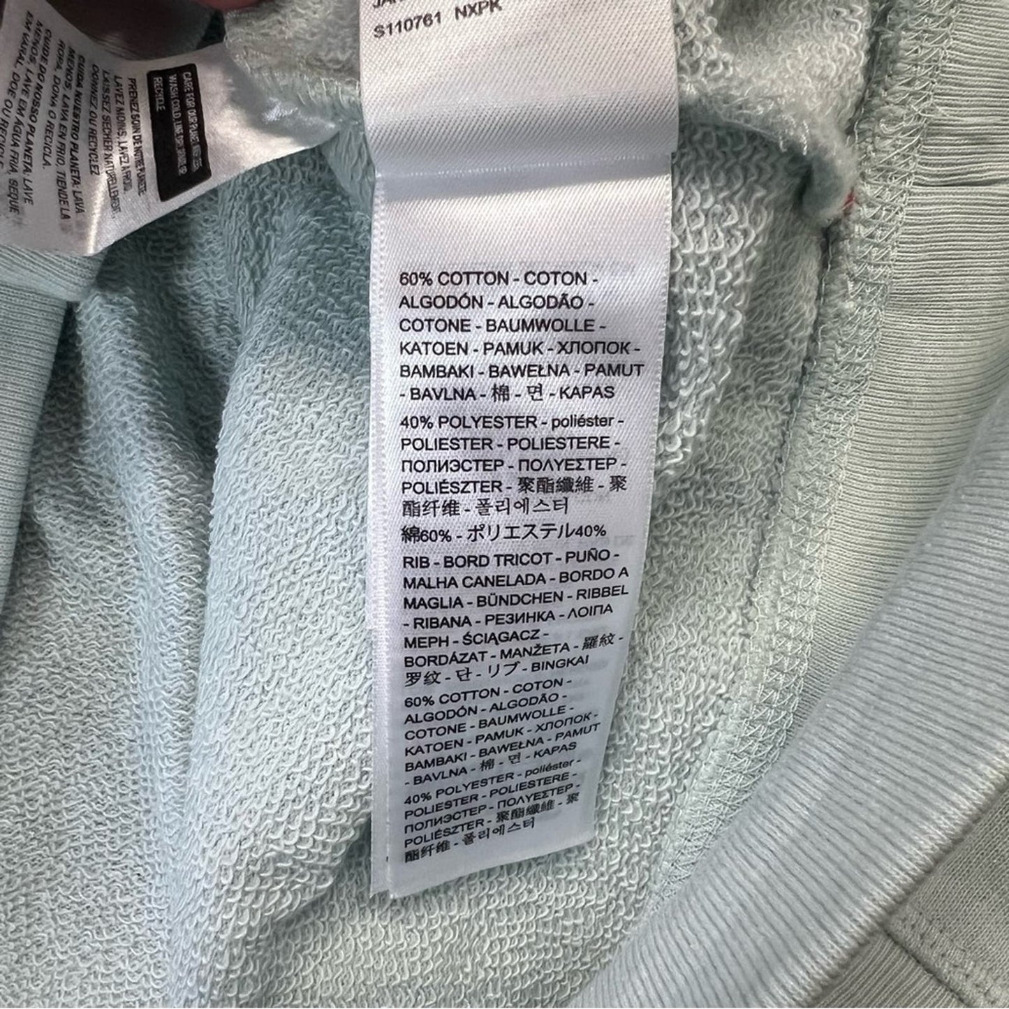 🆕 Levi’s mint and purple tye dye pullover hoodie SZ XL