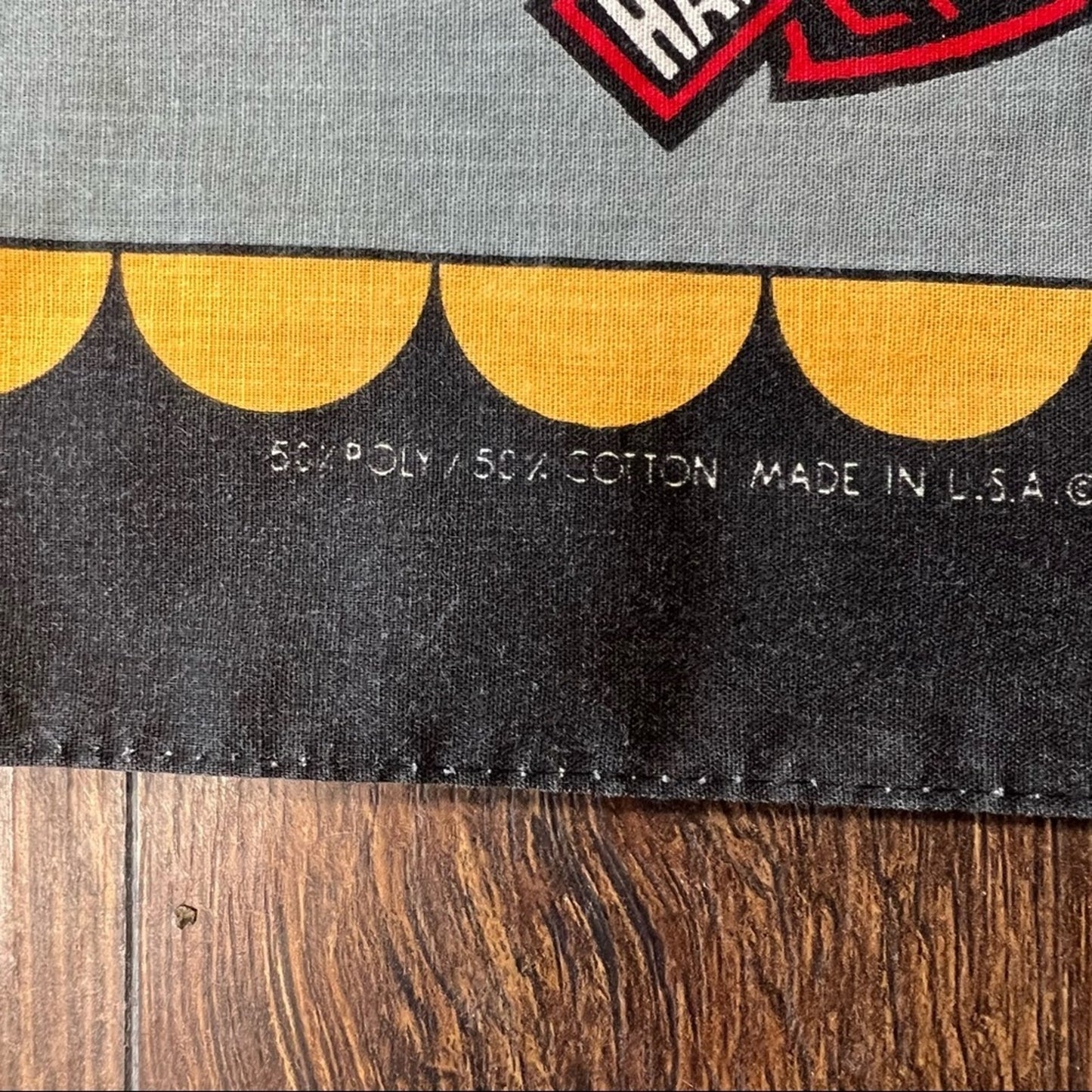 Vintage Harley-Davidson Bald Eagle Made in USA Bandana