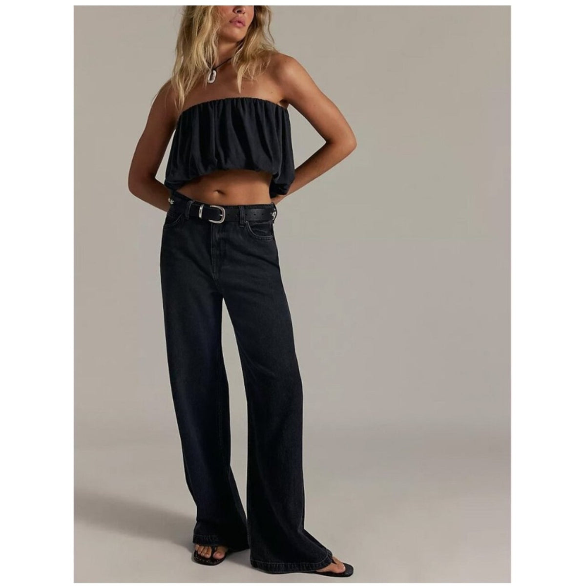 🆕 We The Free Stride High Waist Wide Leg Jeans SZ 29
