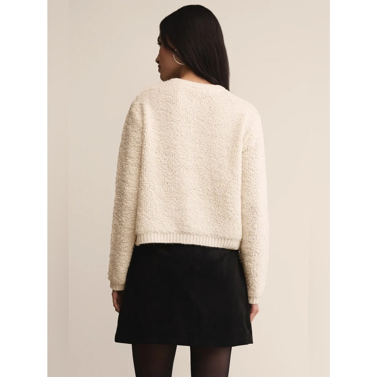 🆕 Z Supply Maxie Fluffy Cardigan -Warm White SZ LG