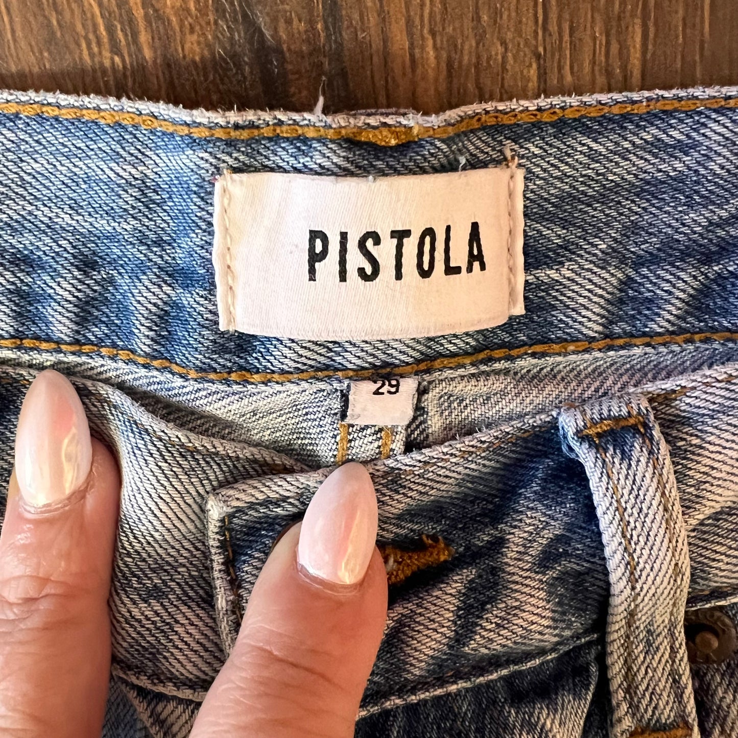 PISTOLA HIGH RISE VINTAGE SHORTS SZ 29/8
