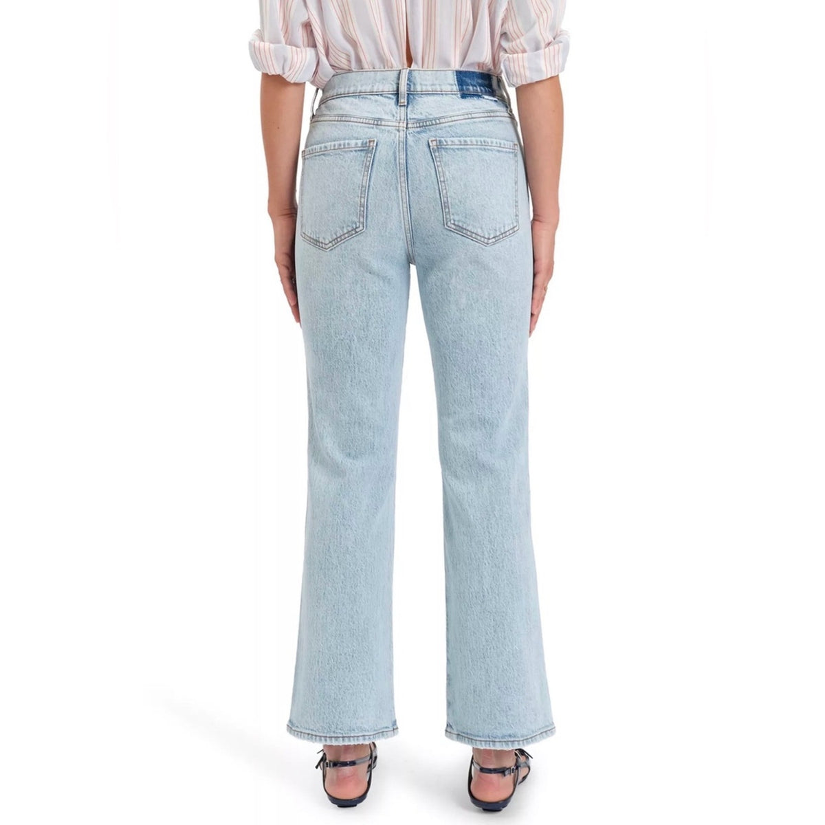 🆕 DAZE Soho High Rise Ankle Flare Jeans -Splash Zone SZ 27