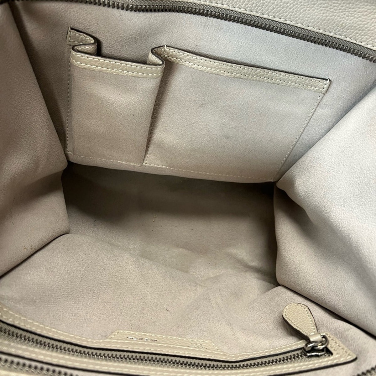 Celine Luggage Micro Pebble Leather Drummed Calfskin-Authentic