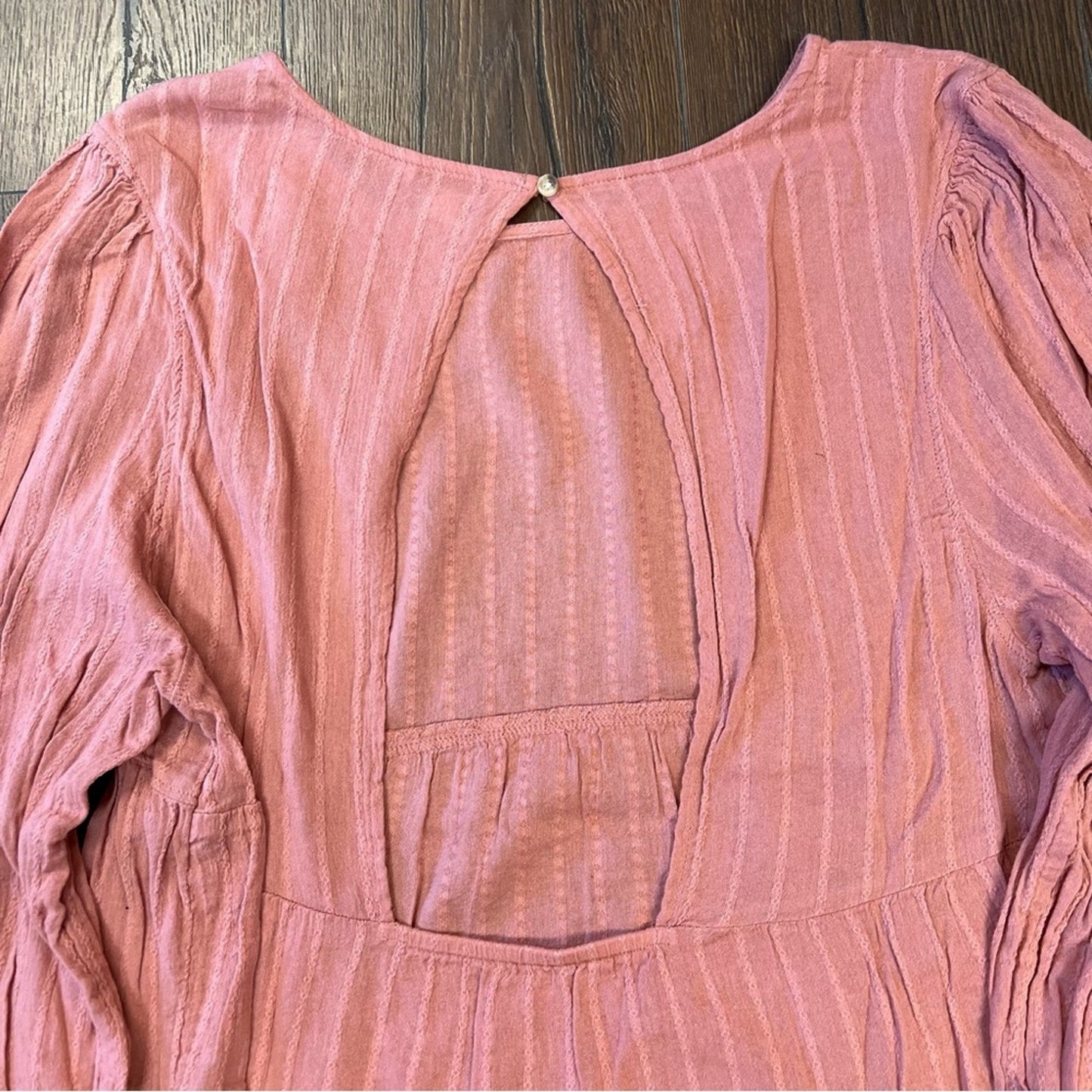 American Eagle long sleeved baby doll tiered top SZ XL
