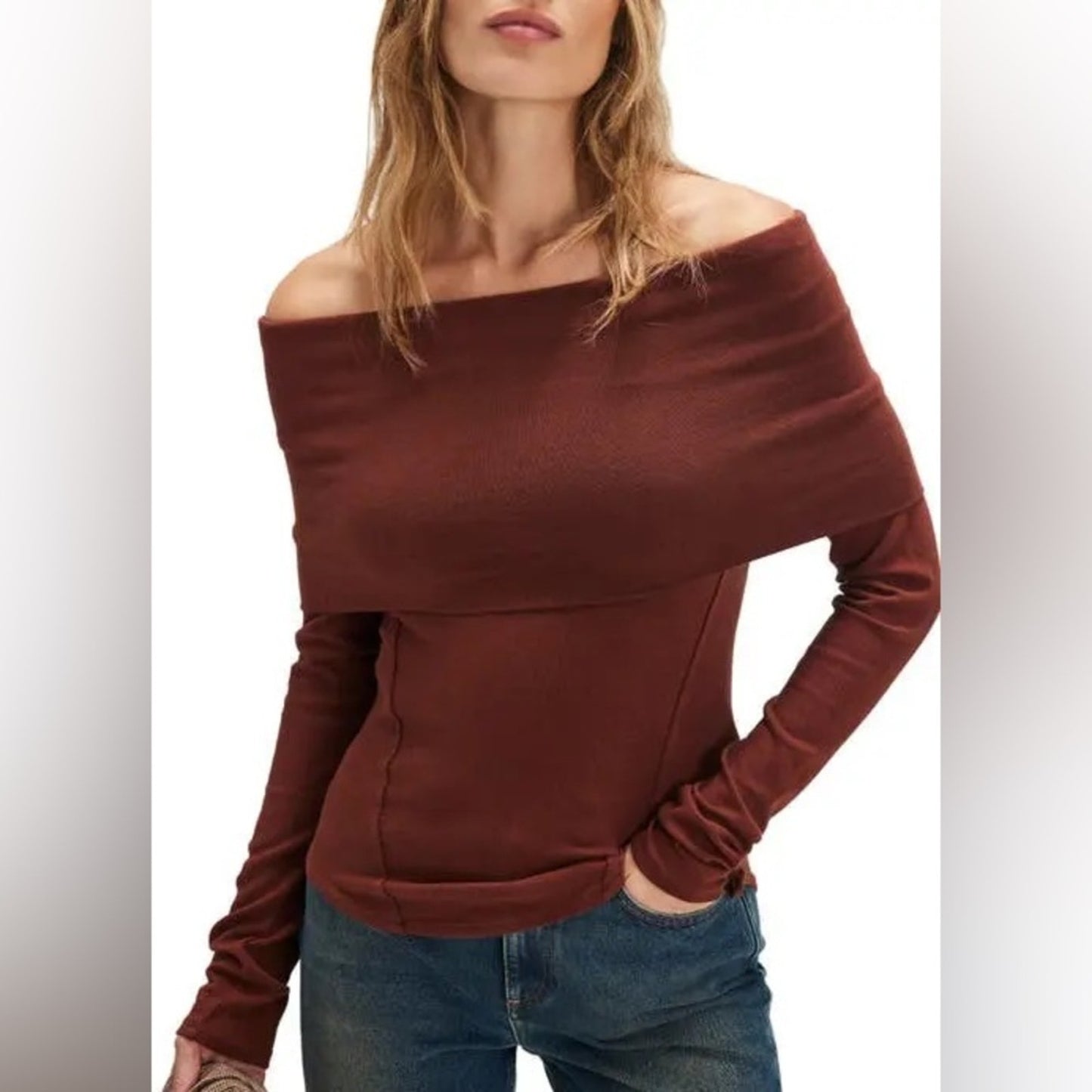 NEW Free People Iris Off-Shoulder top SZ XS