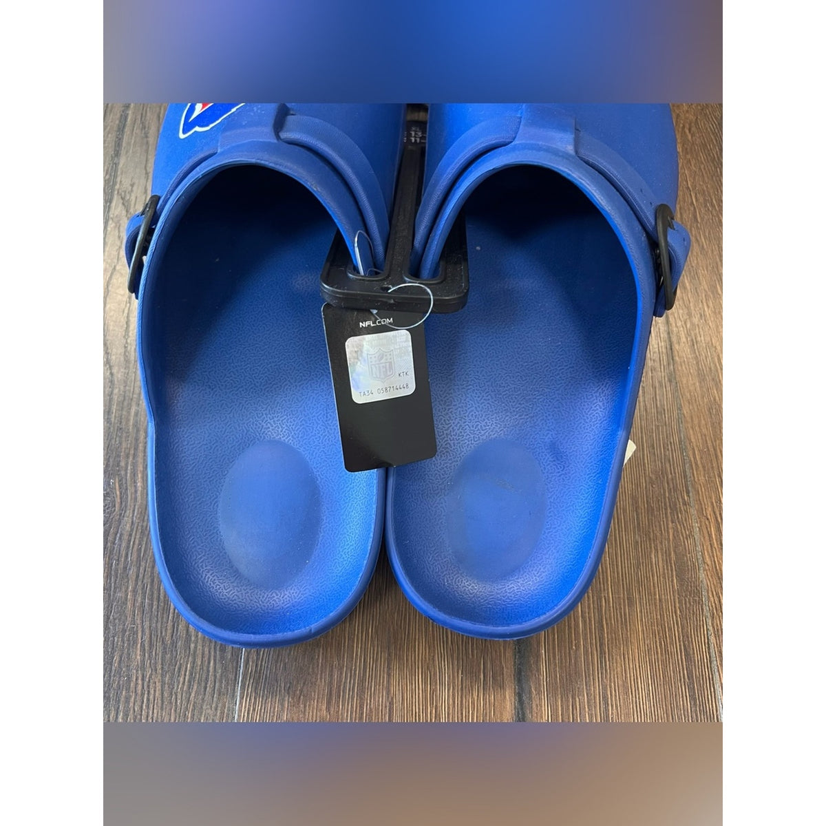 🆕 Buffalo Bills NFL FOCO Slip-On Croc Clogs NWT SZ 11-12