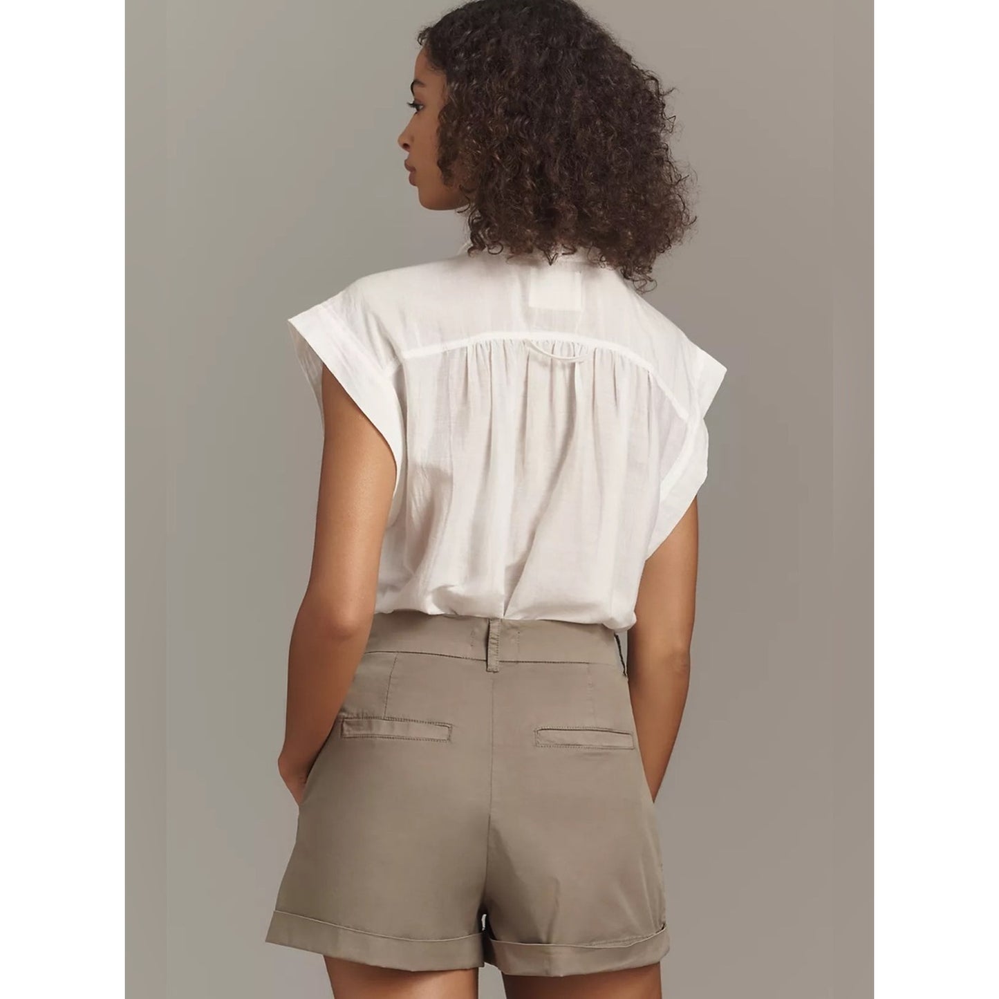 🆕 Pistola Felix High-Rise Pleated Shorts NWT SZ 24