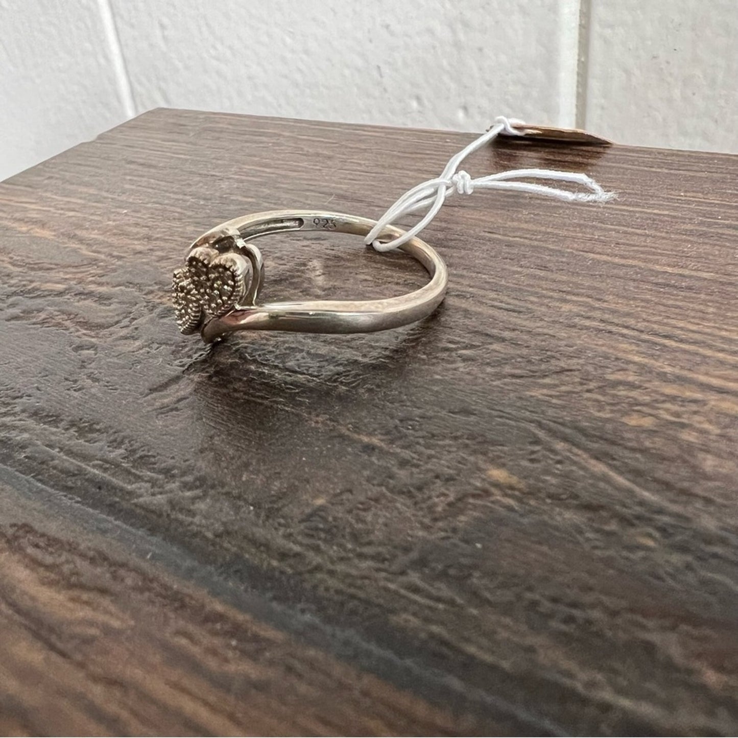 Sterling heart ring Stamped 925 SZ 8