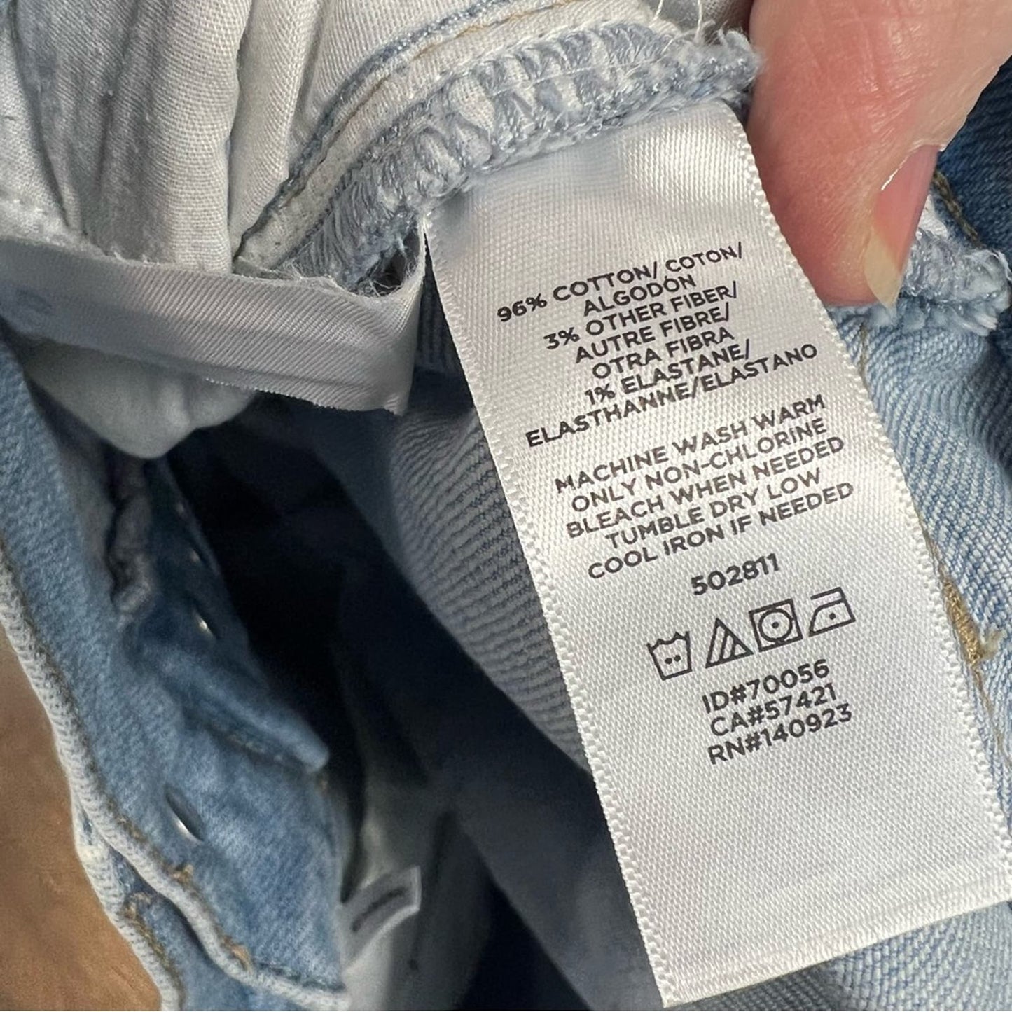 Loft light wash raw hem boyfriend Jean SZ 30/10