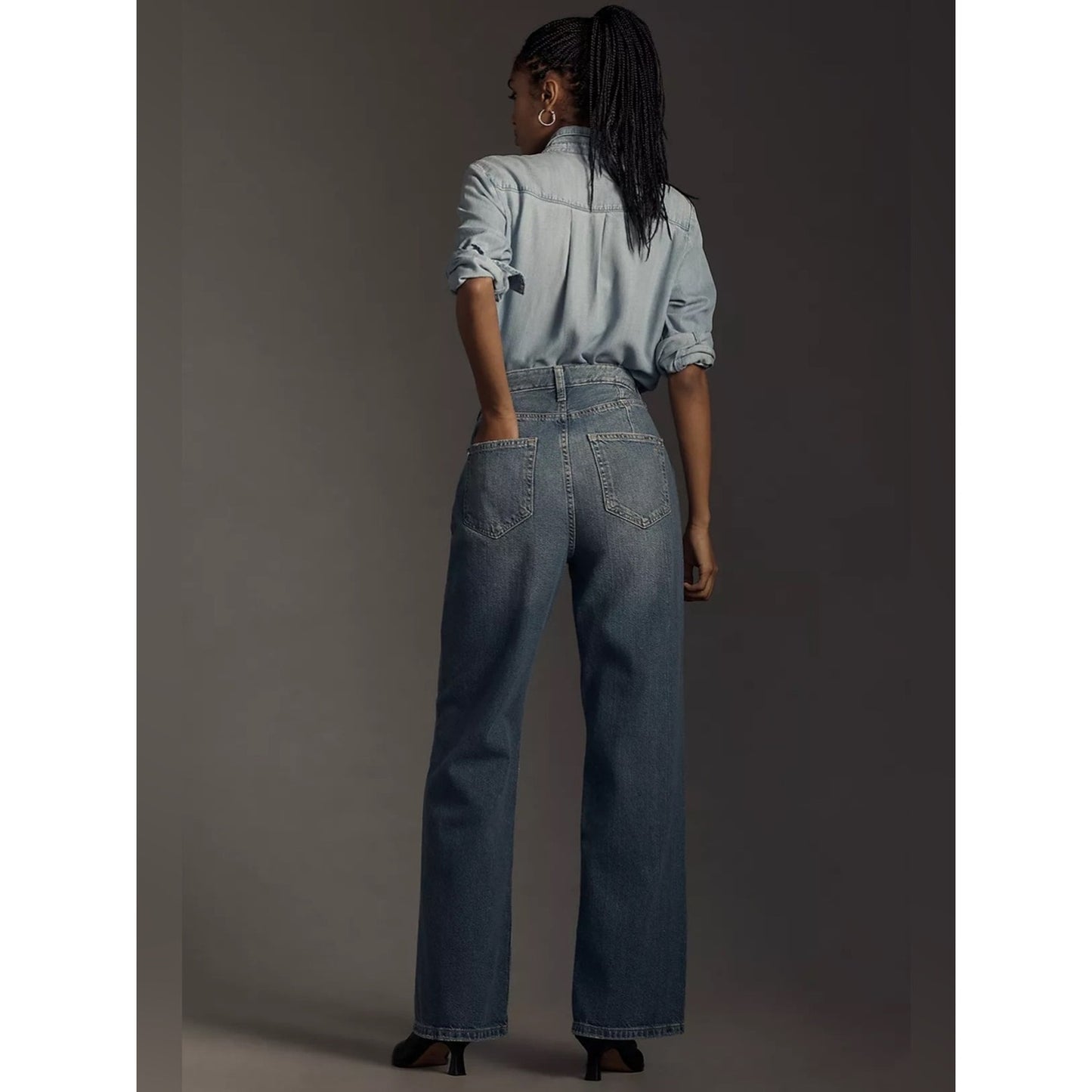 🆕 Pilcro by Anthropologie High-Rise Straight-Leg Jeans NWT SZ 31
