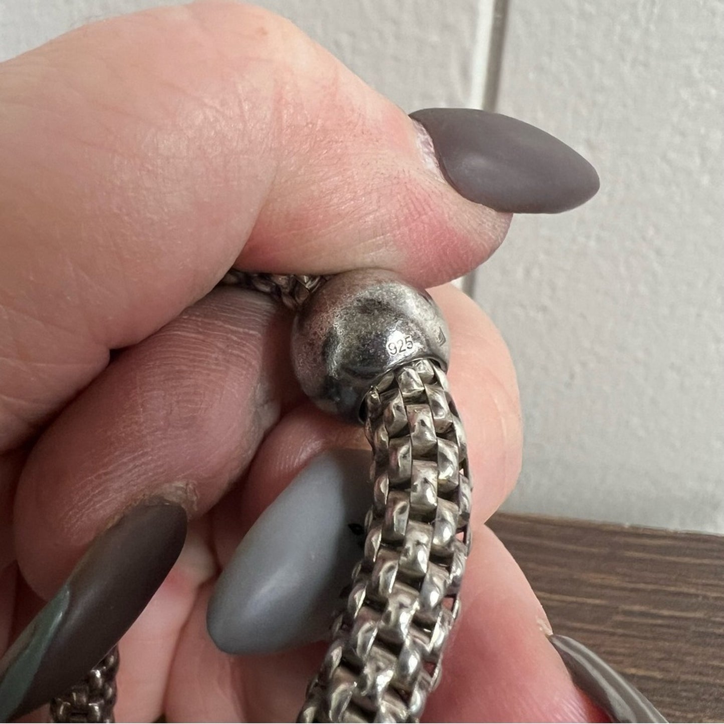 Silpada 'Chic' Sterling Silver Stretch Bracelet stamped .925