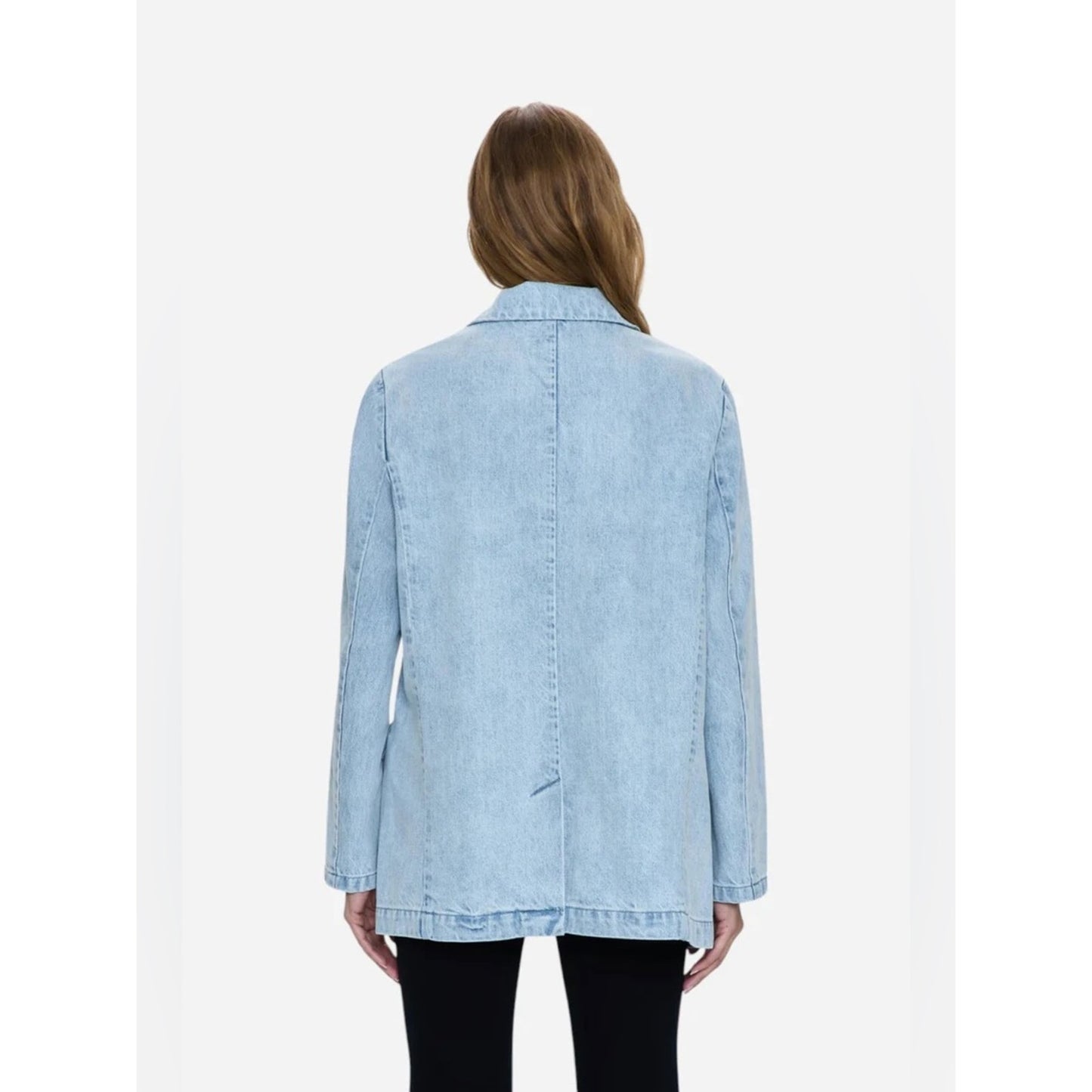 🆕 Pistola Skylar Boyfriend Denim Blazer NWT SZ XS