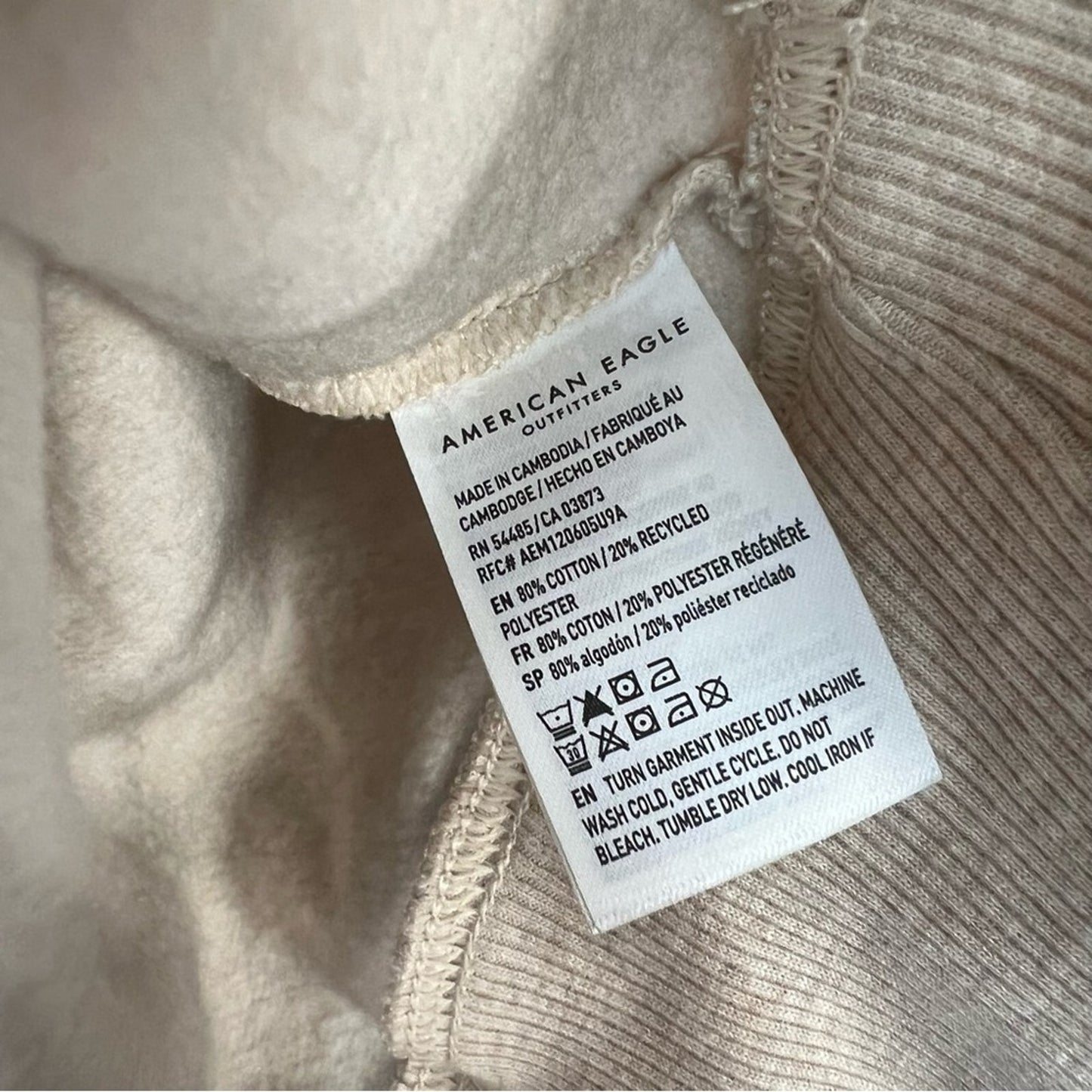 NEW American Eagle oversized crewneck SZ XXL