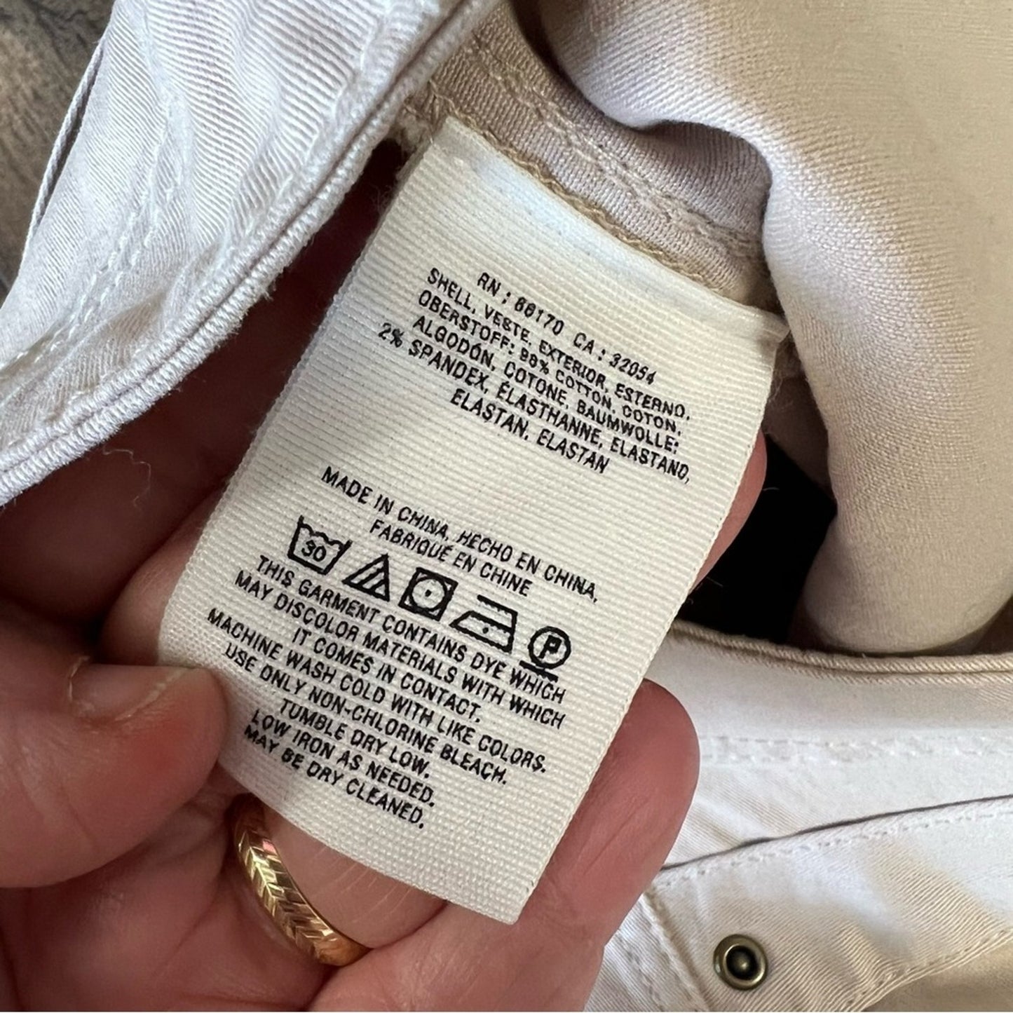 By Anthropologie Cropped Utility Khaki Pants SZ 30/10