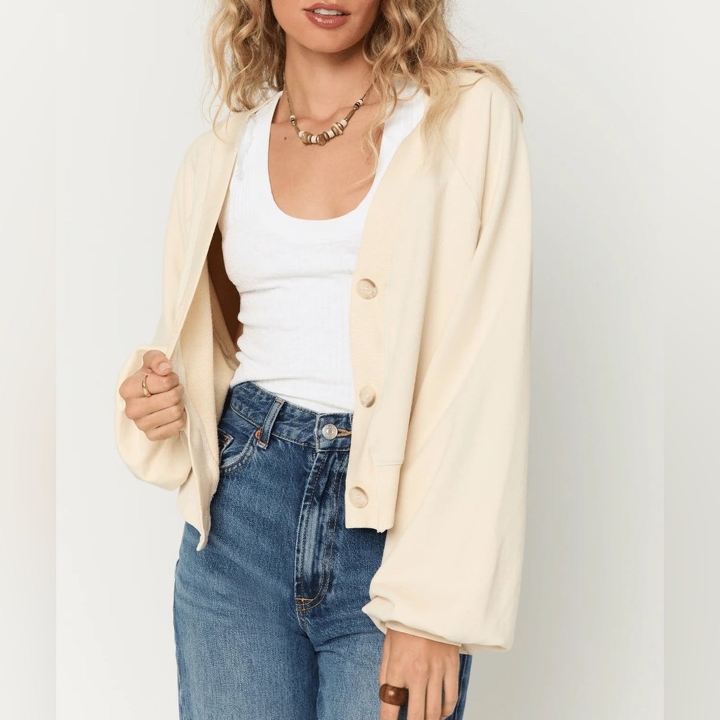 New Project Social T Francine Button front Cardi SZ sm