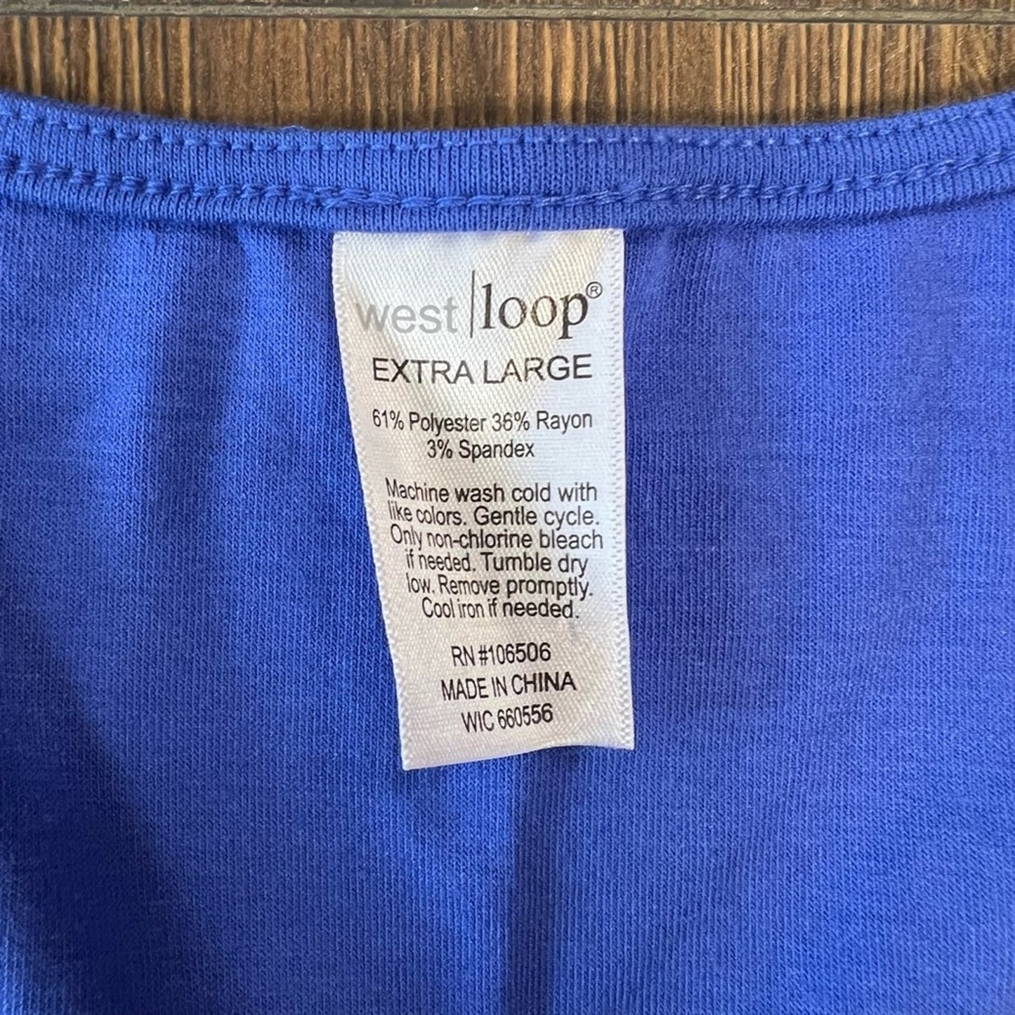 West Loop Blue swim cover/Dress SZ XL