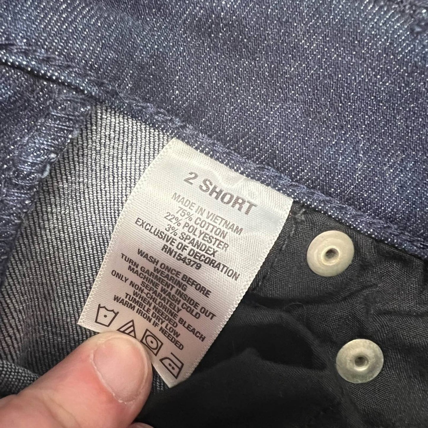 Aero low rise Jean SZ 2short