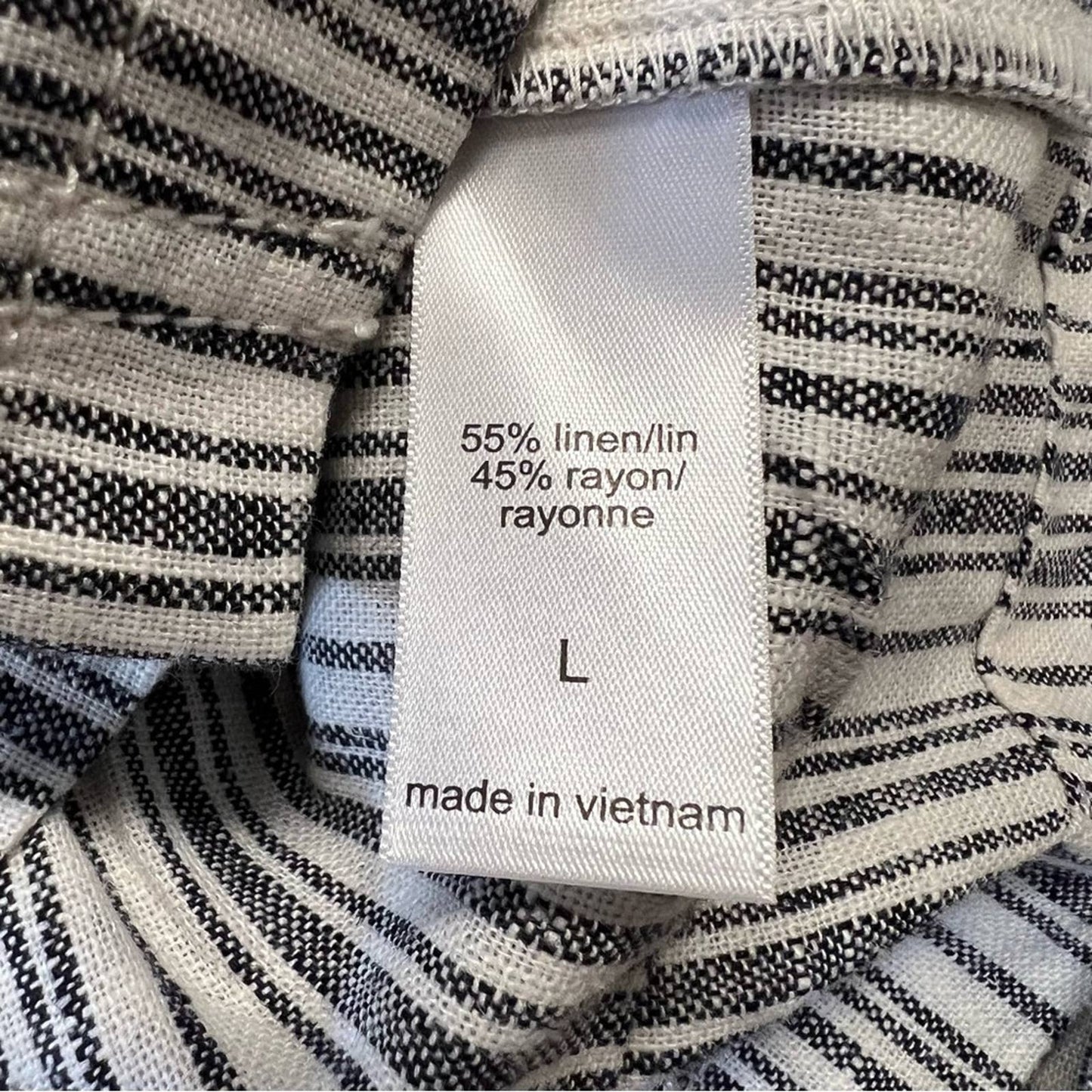 Maurices’s striped linen blazer SZ LG