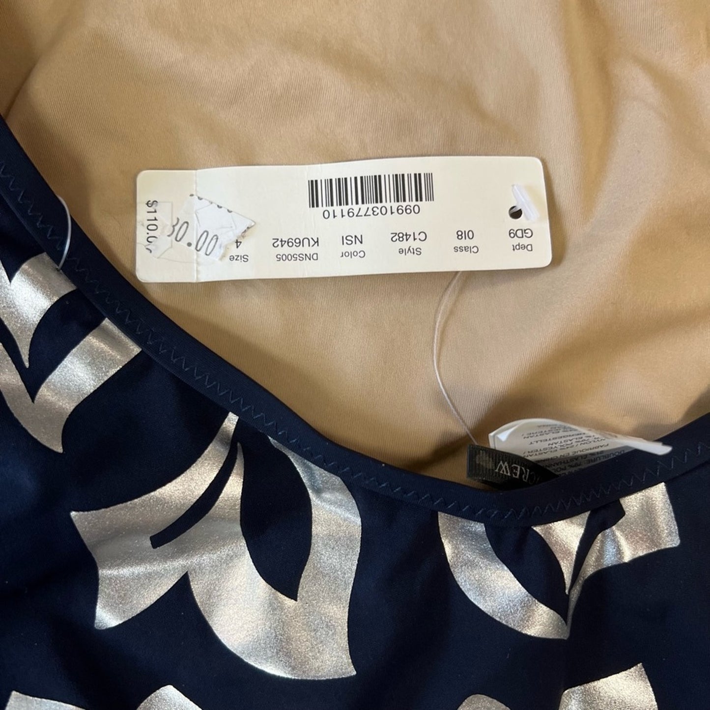 🆕 J. crew swimsuit SZ 4