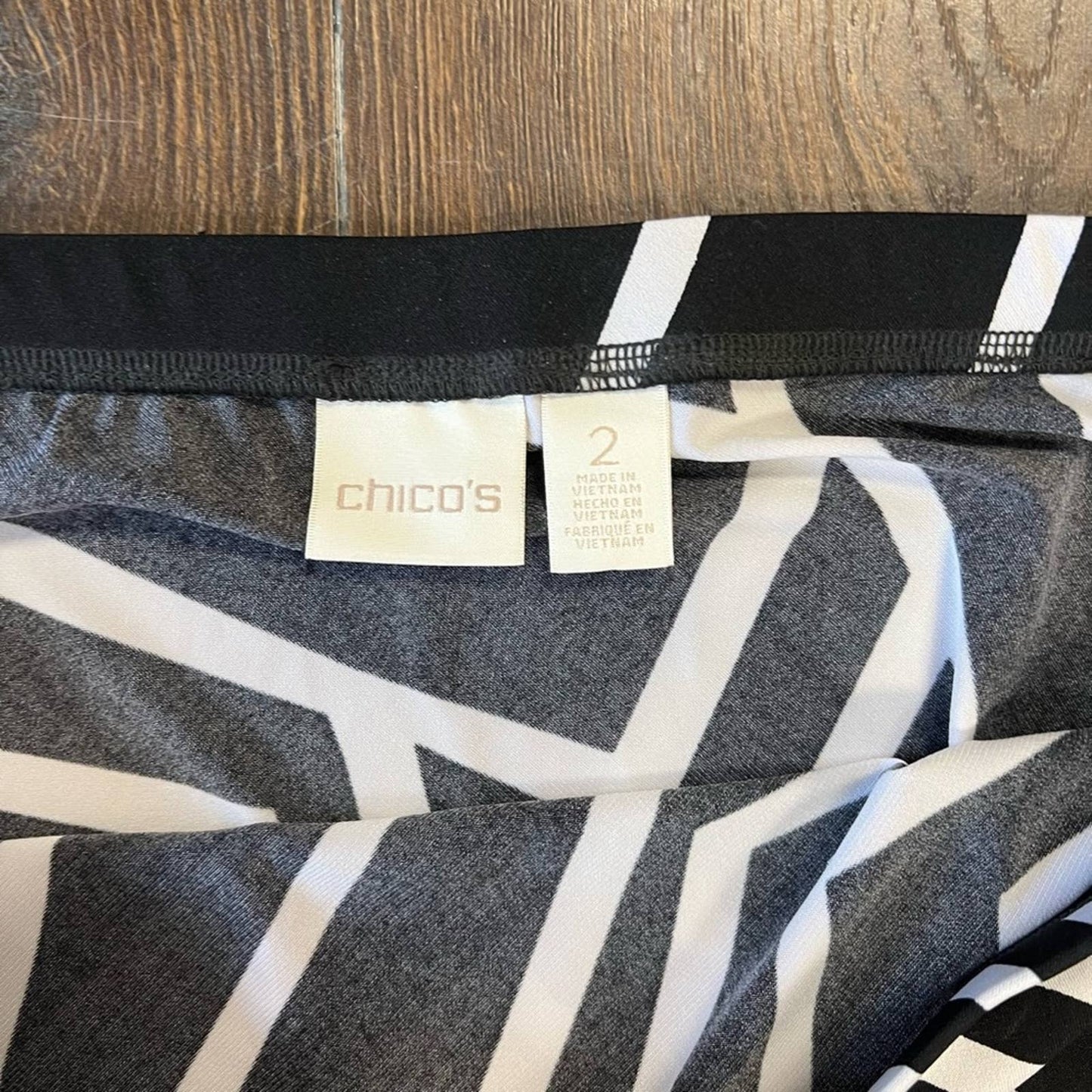 Chico’s striped Maxi SZ 2/LG