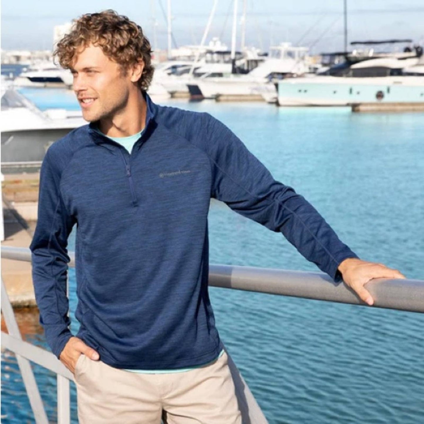 Vineyard Vines Sankaty 1/4 zip SZ XL