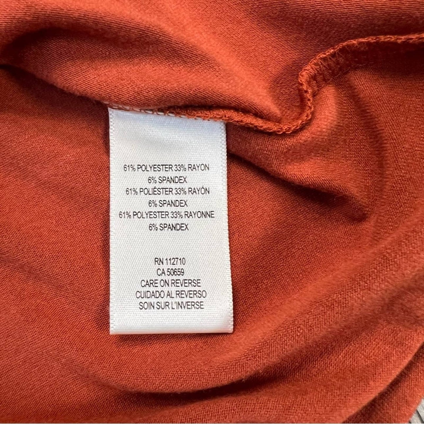 🆕 Simply Noelle Everyday Basic Knit Dress orange SZ SM