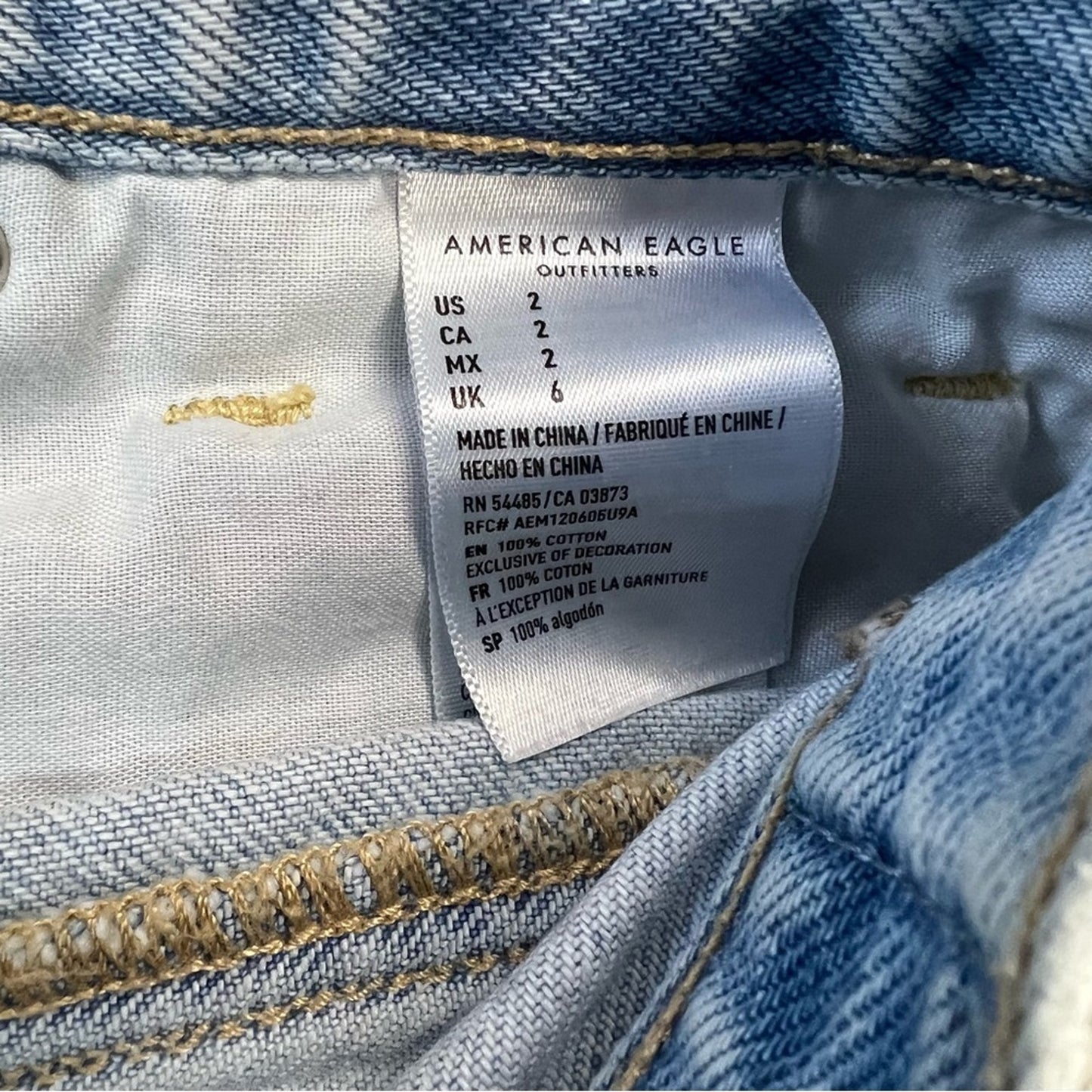 American Eagle mom shorts SZ 2