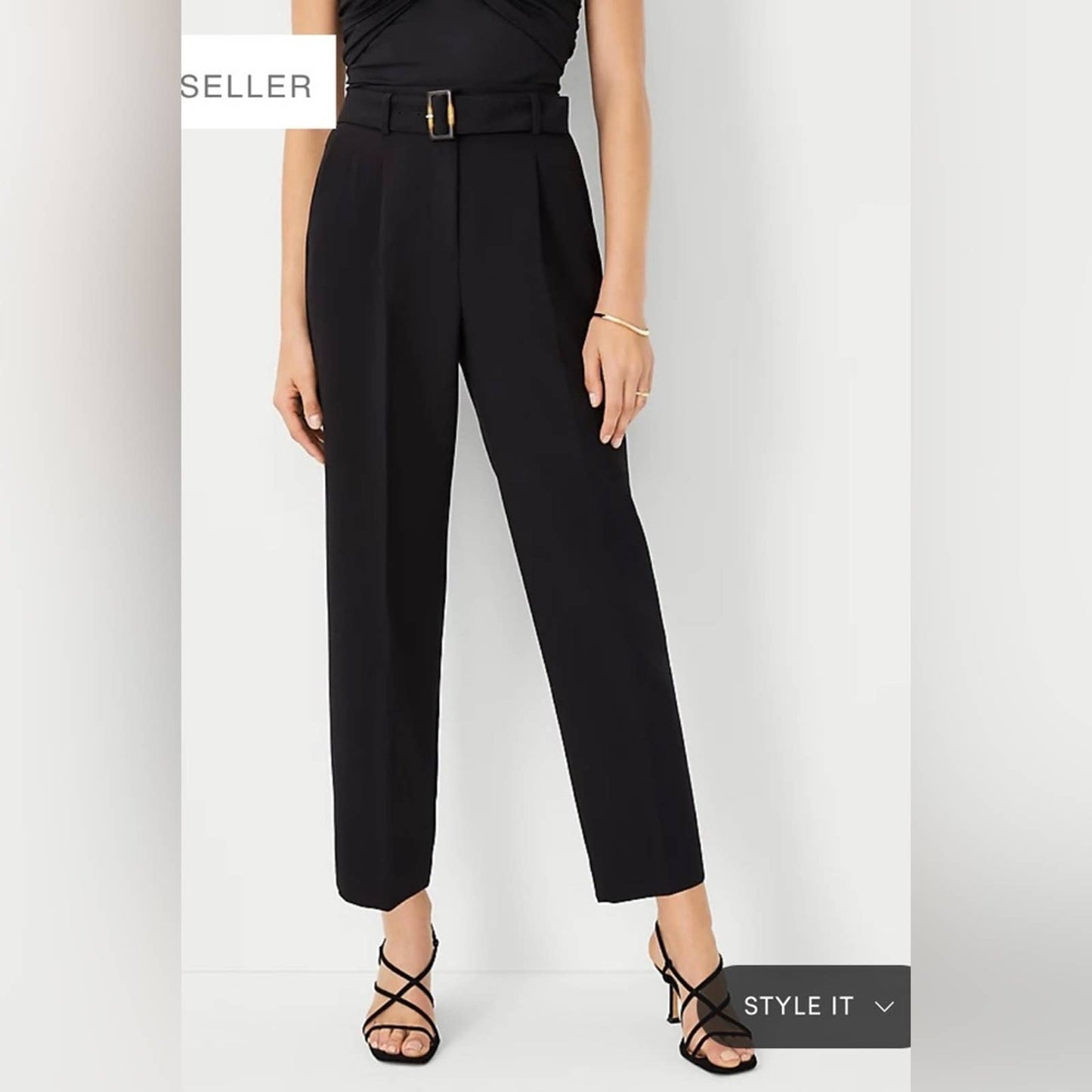 🆕 Ann Taylor factory The Belted Taper Pant SZ 0
