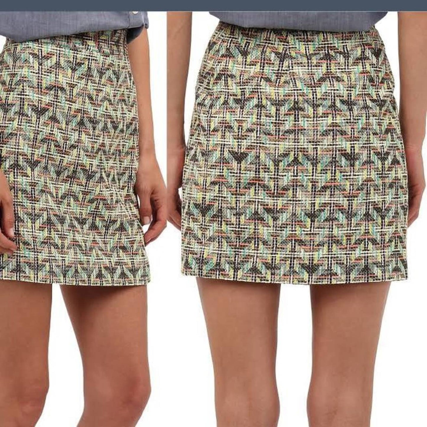 Kate Spade summer tweed Harper Skirt SZ 12