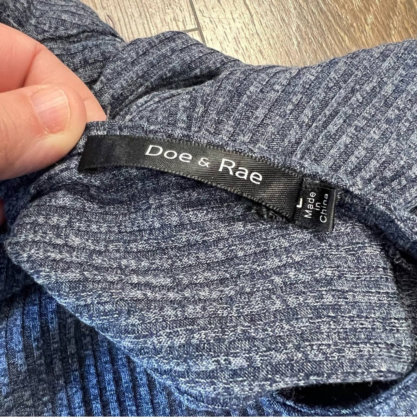 Doe & Rae blue dress mini dress SZ LG