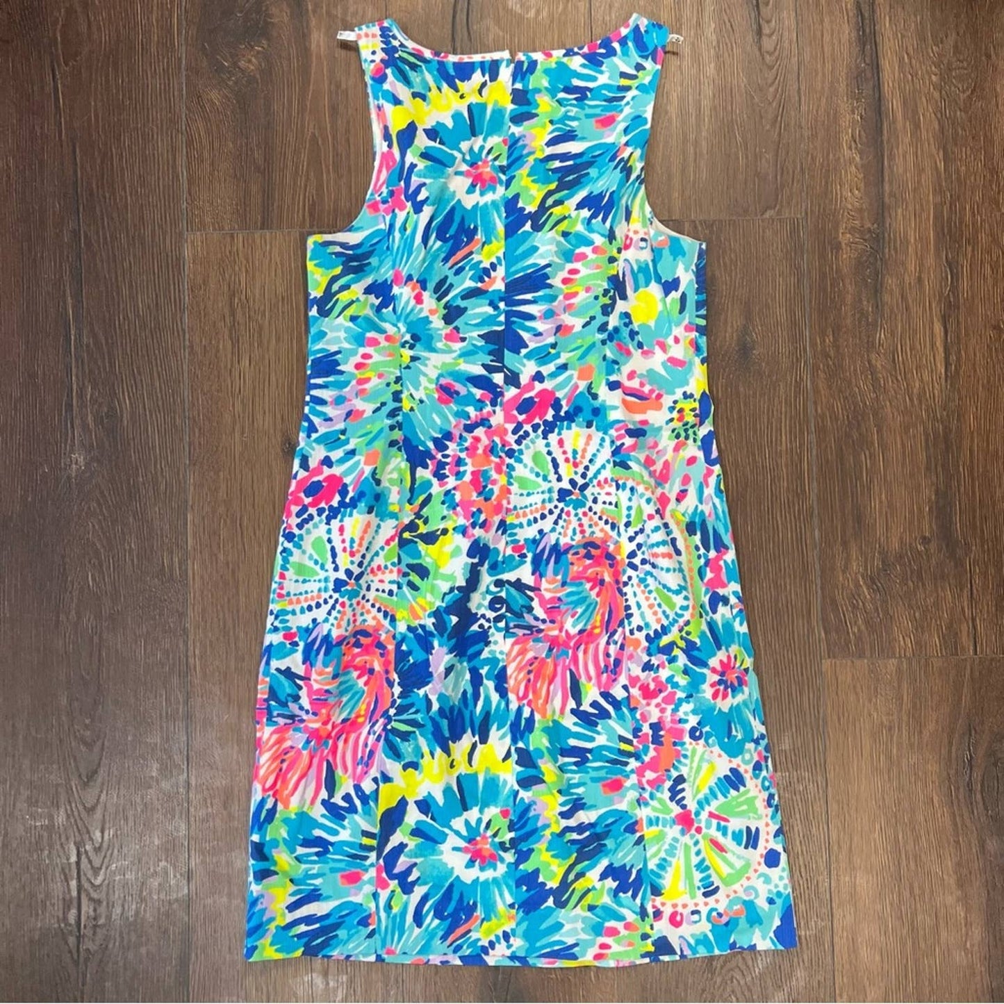 Lilly Pulitzer Adara Shift Dress Multi Colored Dive in SZ 0