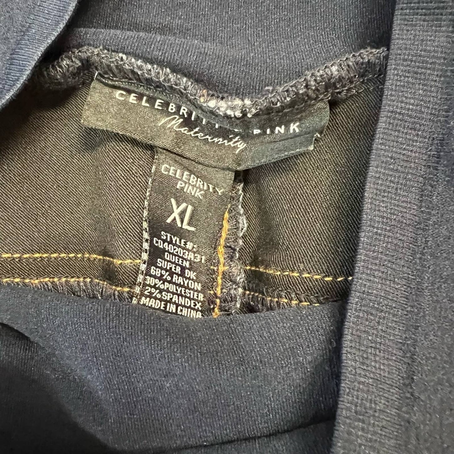 Celebrity Pink maternity Jeans SZ XL