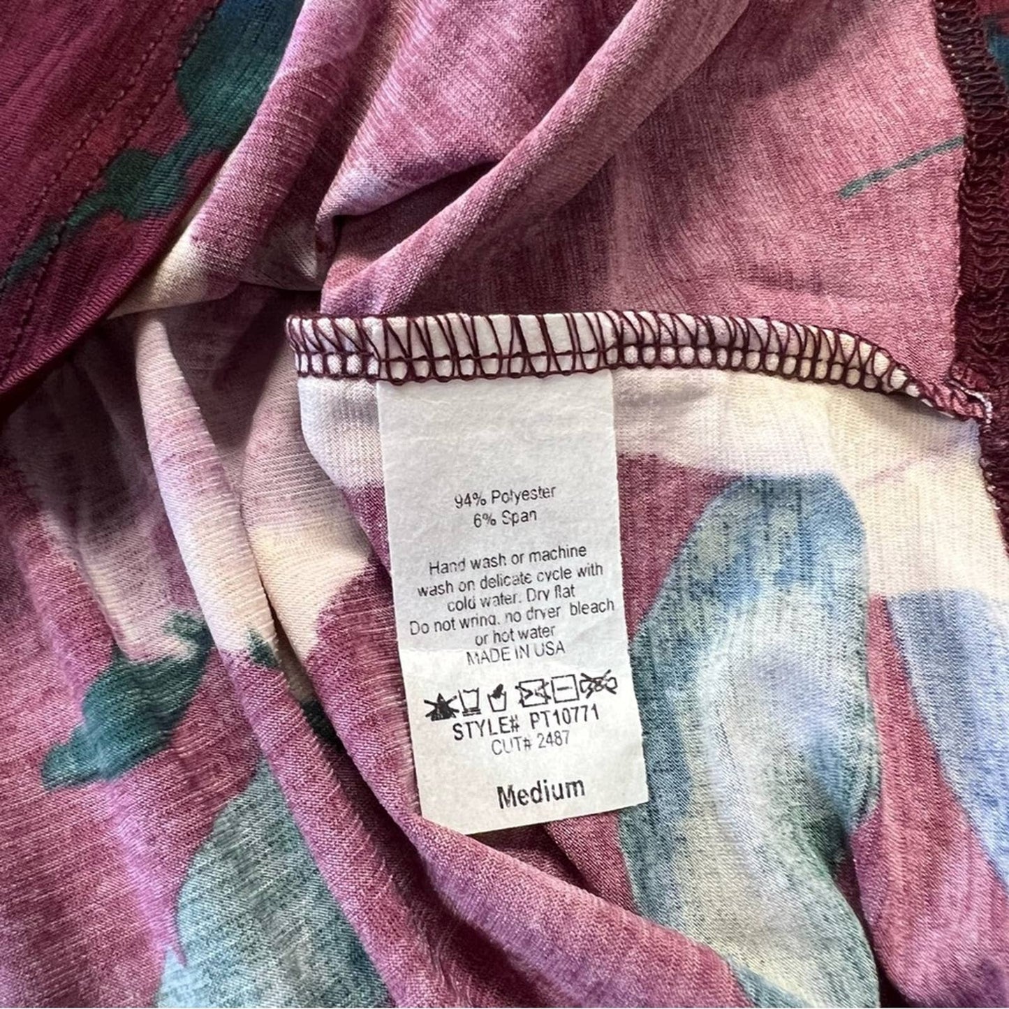 Be stage floral blouse SZ MED