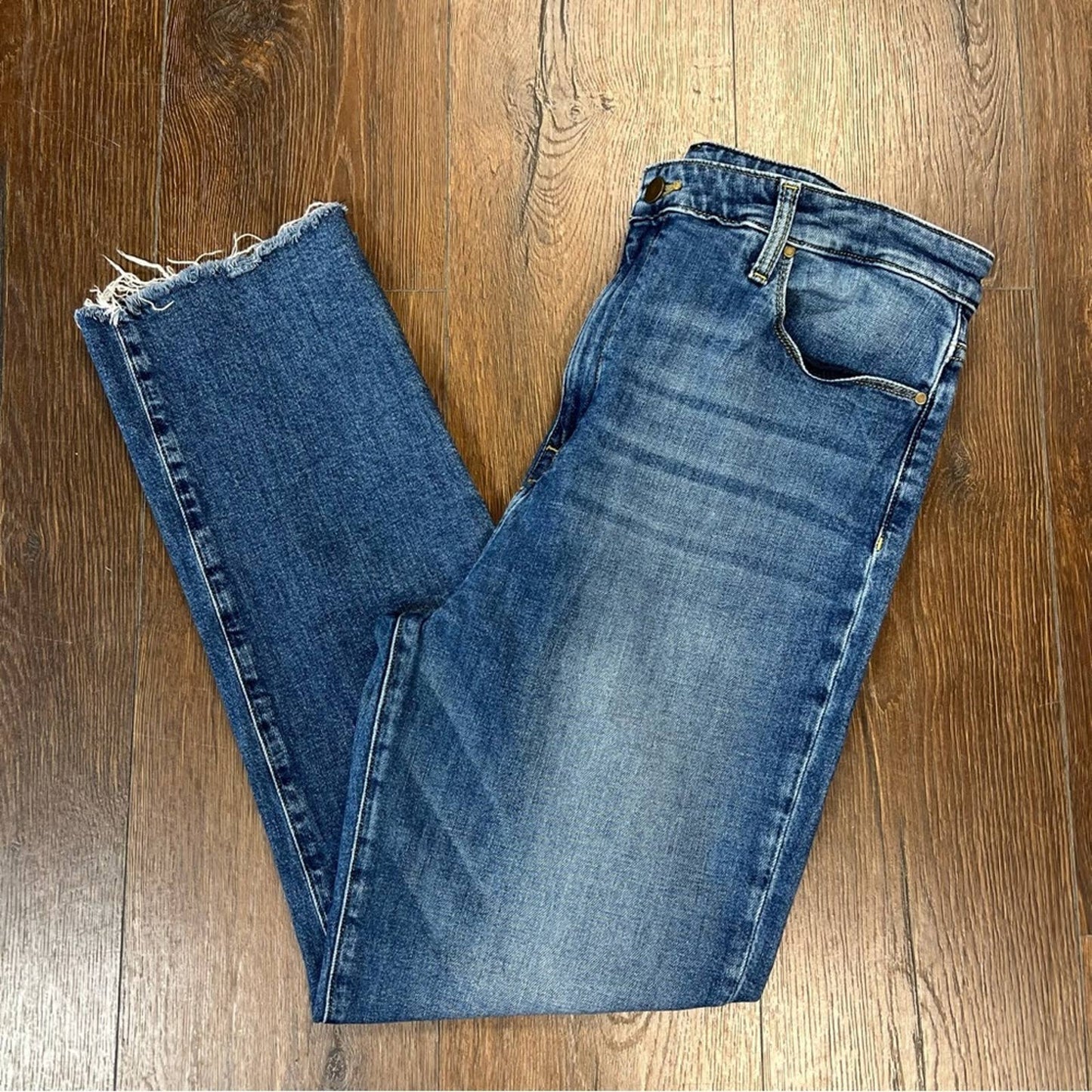 Fidelity denim Twiggy High Waist Crop Slim Jeans SZ 32/12