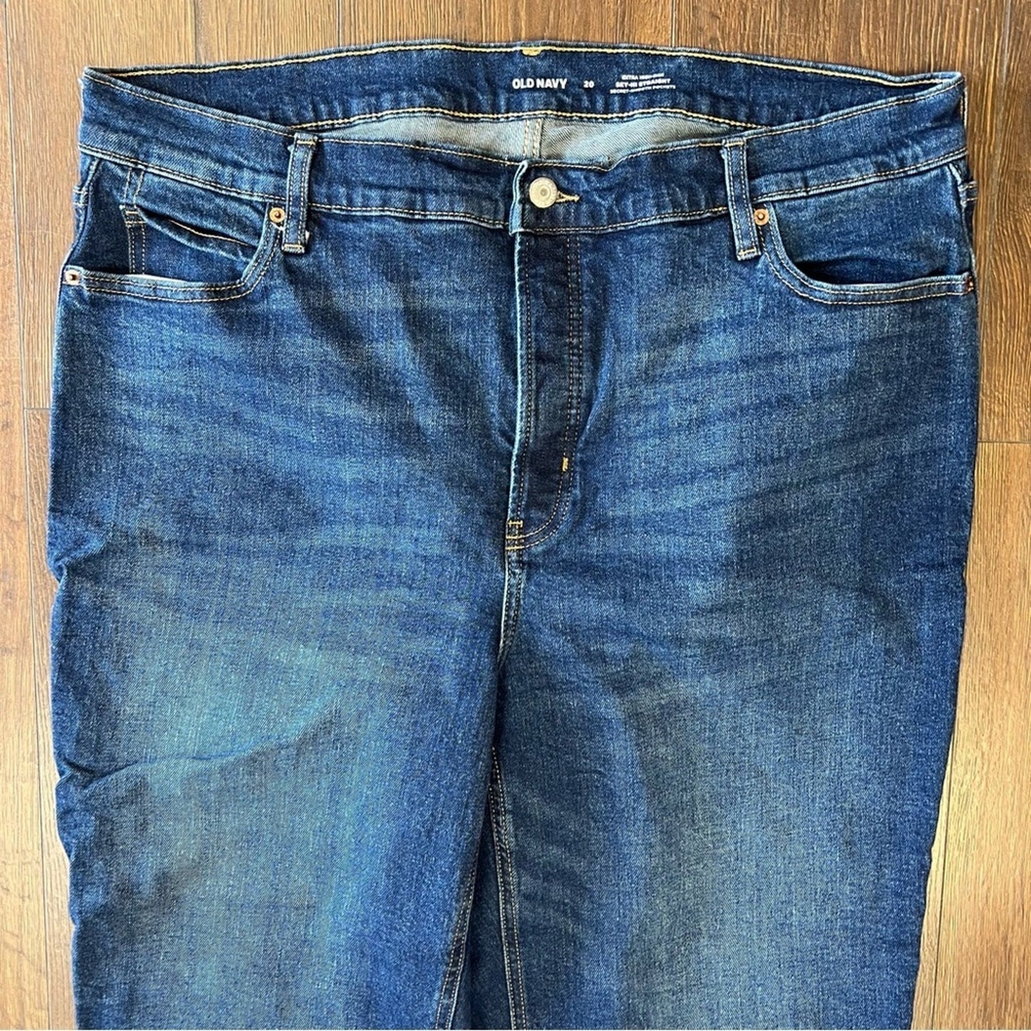 Old Navy extra high-rise sky high straight jeans SZ 20