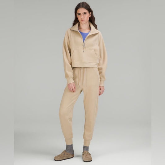 Lululemon Tan Sweatpant Scuba Joggers SZ‎ 10