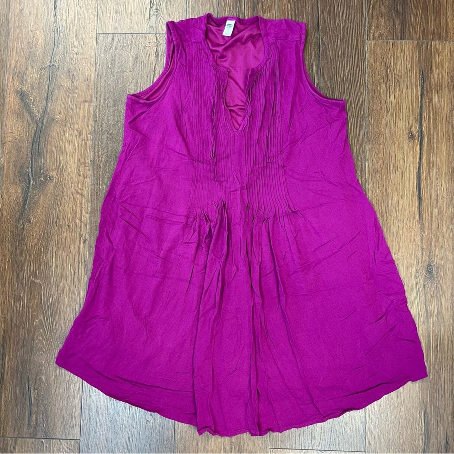 Old Navy purple pinned swing dress SZ LG