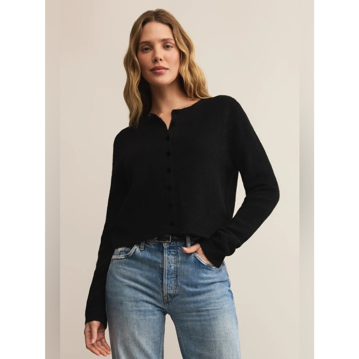 🆕 Z Supply Black Medina Cozy Cardigan NWT SZ MED
