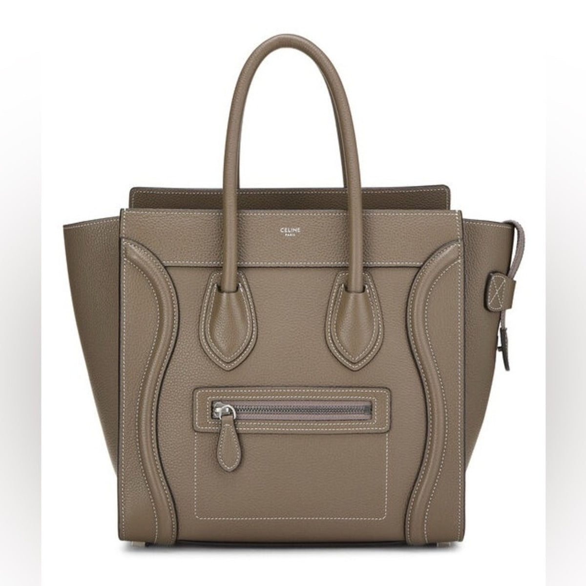 Celine Luggage Micro Pebble Leather Drummed Calfskin-Authentic‎