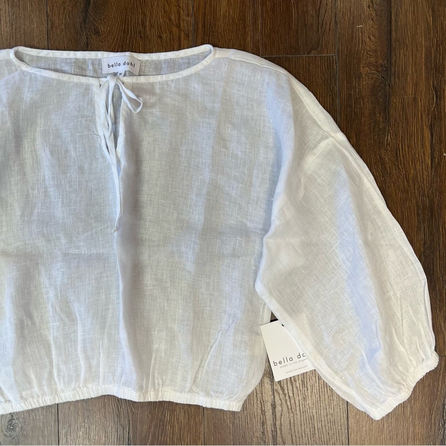 🆕 BELLA DAHL Tie Up Pullover Top SZ LG