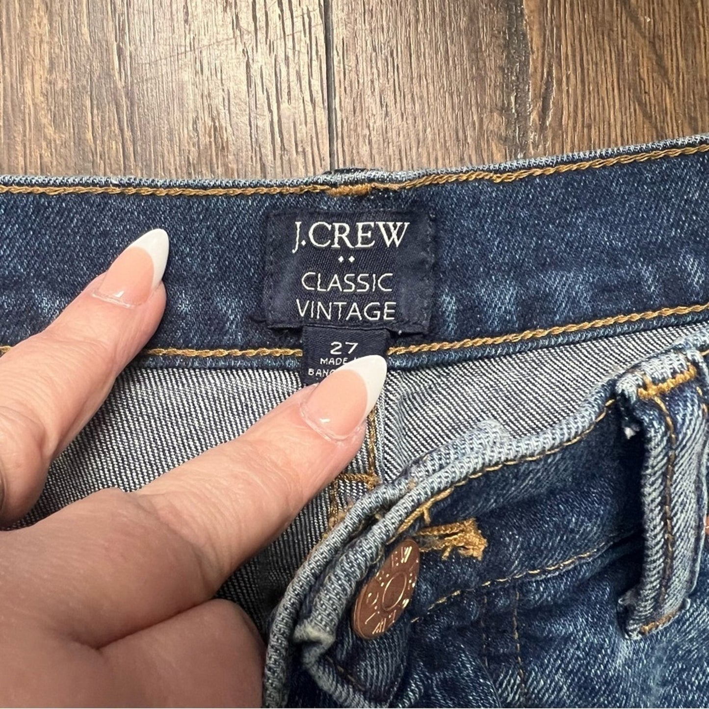 J. Crew Classic Vintage Blue Jeans‎ SZ 27/4