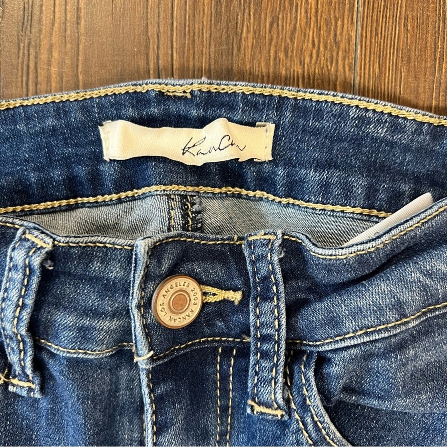KanCan Madison mid rise super skinny Jean SZ 5/26