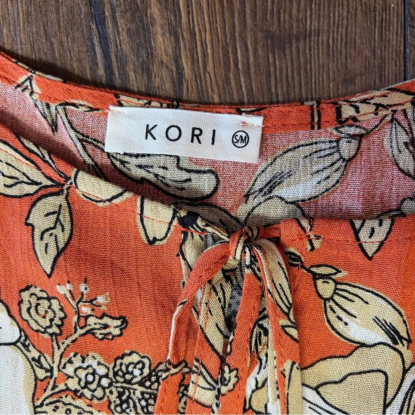Kori America Tiered Maxi Dress SZ S/M