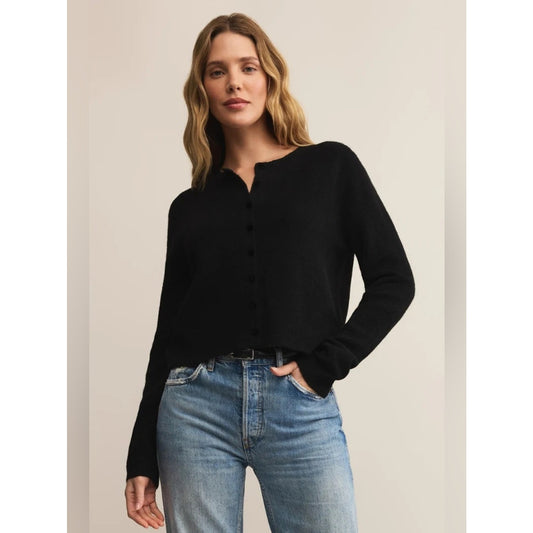 🆕 Z Supply Black Medina Cozy Cardigan NWT SZ LG