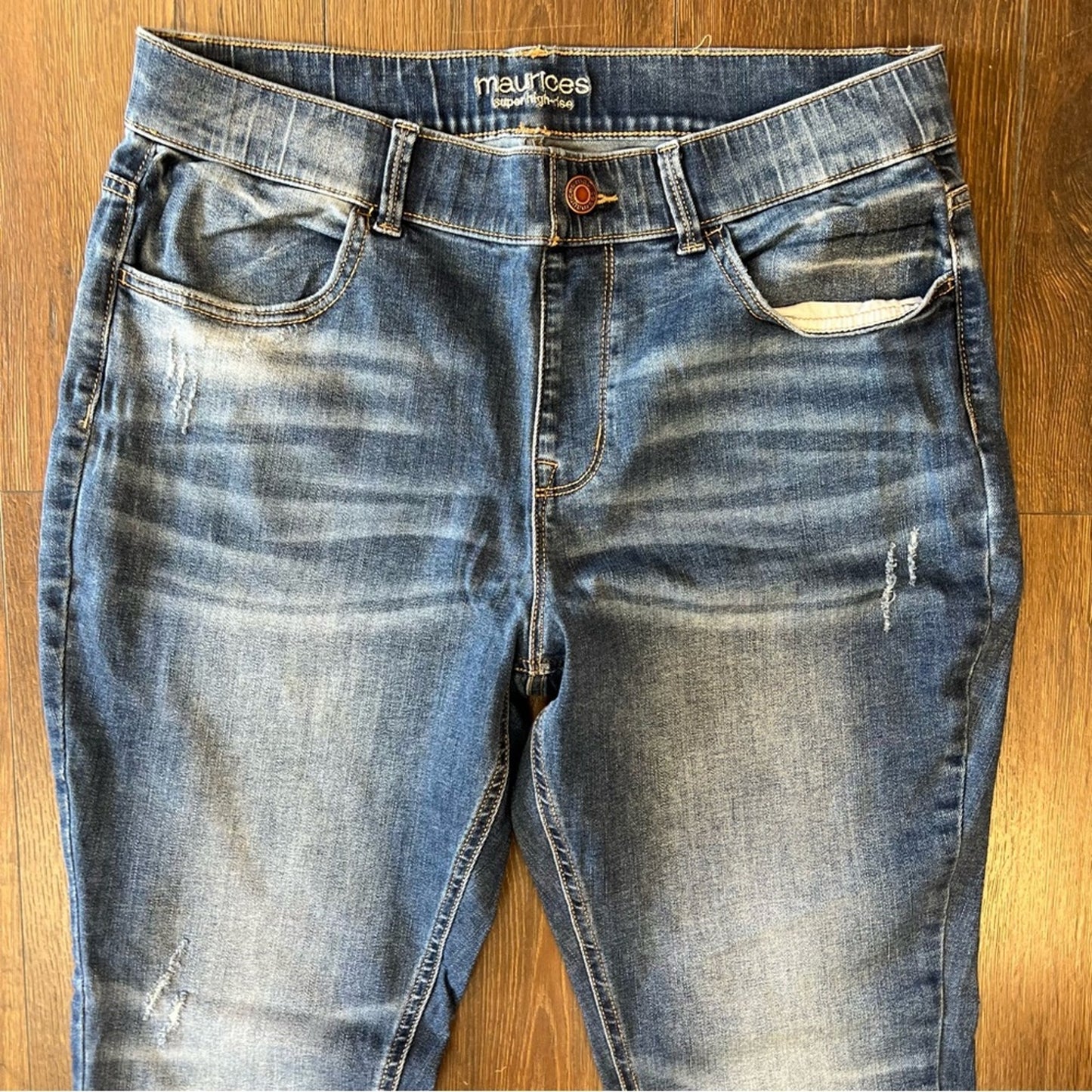 Maurices super high-rise elastic waistband jegging SZ 14W